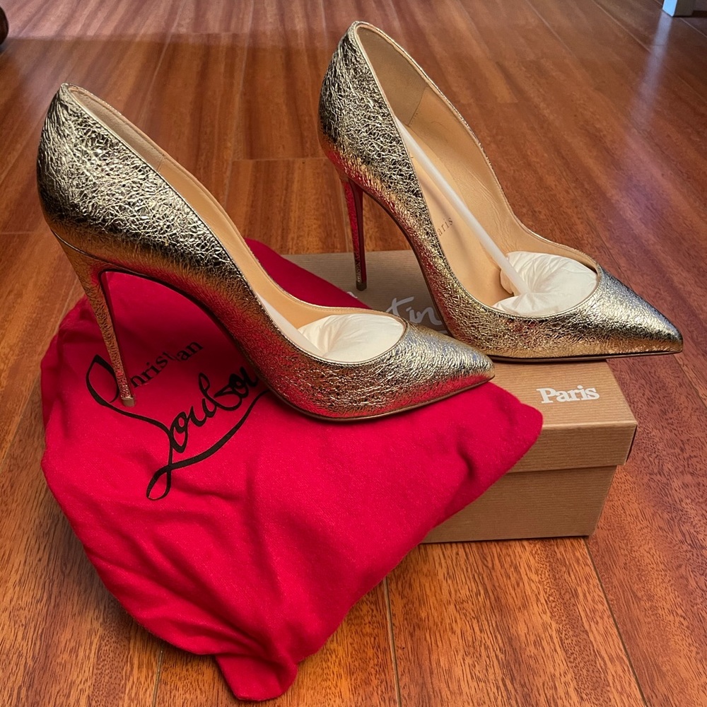 CHRISTIAN LOUBOUTIN / PIGALLIES 100 SPECCHIO VINTAGE / SIZE 7